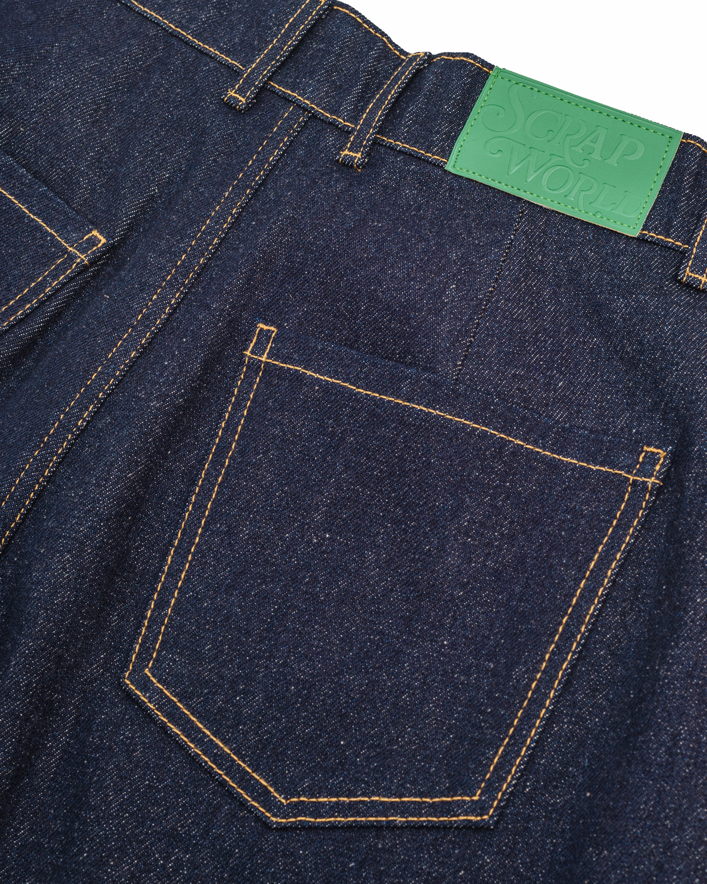 TWISTED SEAM DENIM PANTS